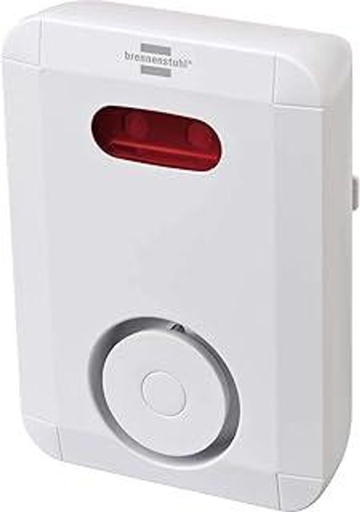 Brennenstuhl BrematicPRO Smart Home Sirene / Funk-Alarmsirene (Smart Home Alarmsystem für außen, Alarmierung akustisch und optisch, mit App-Funkt...