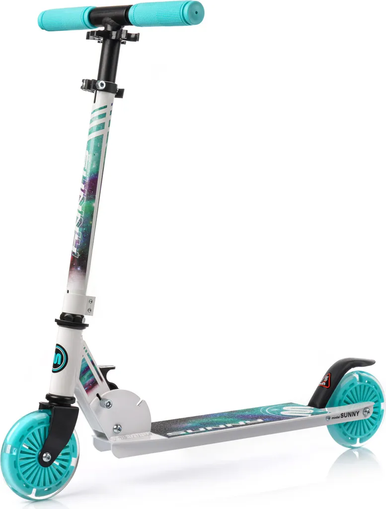 Meteor Sunny Nebula trottinette pour enfants en aluminium pliable menthe