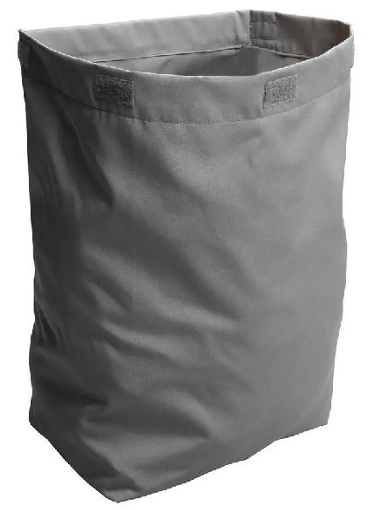 Panier à Linge Rectangulaire Gris - Corbeille de Rangement Sapho 57 cm