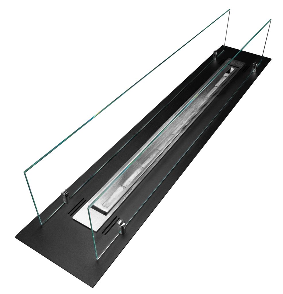 etanolový krb so sklenenou vložkou 990 mm na inštaláciu do Obrázok produktu 5