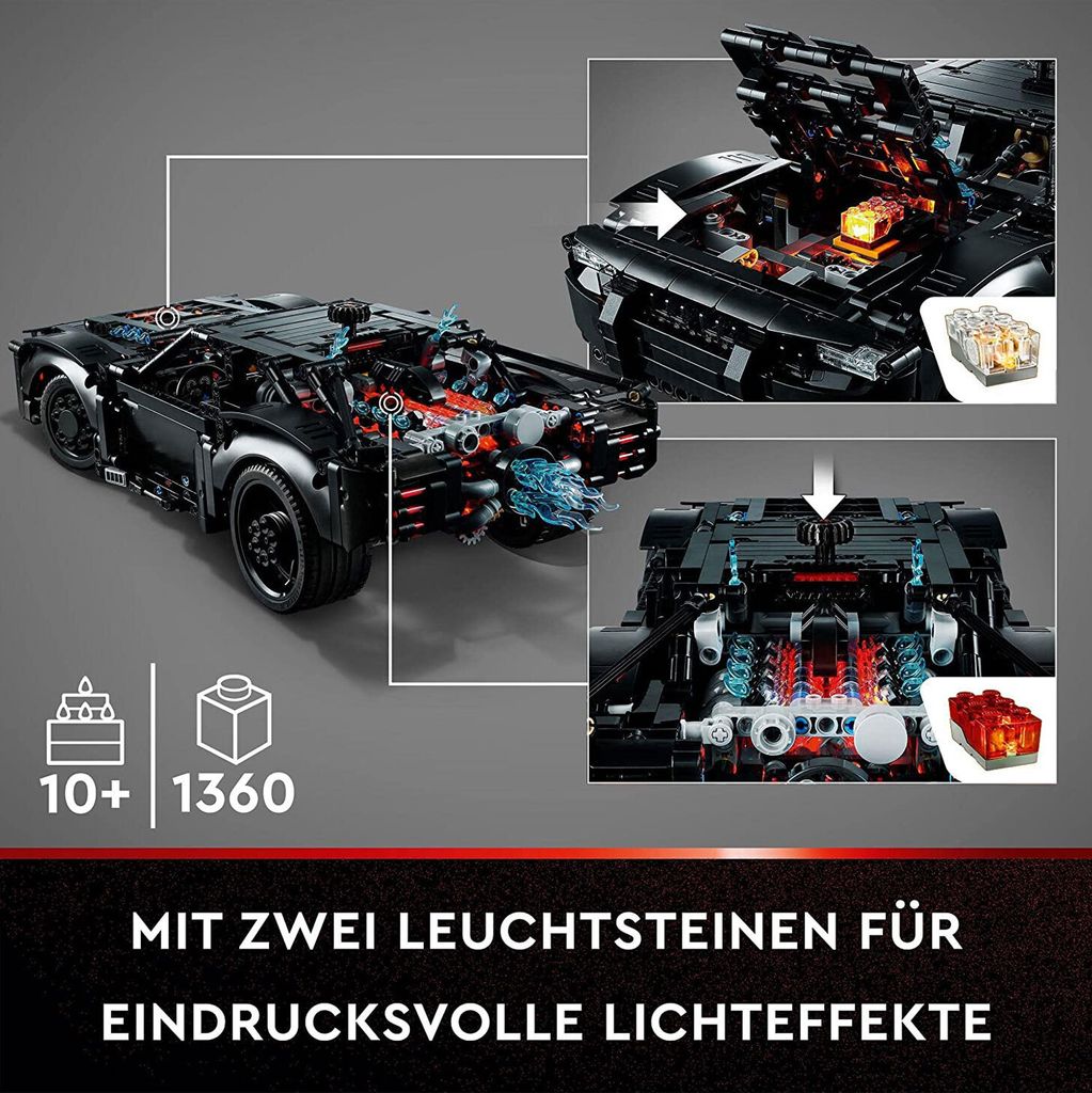 LEGO 42127 Technic BATMANS BATMOBIL Spielzeugauto mit Produktbild 30
