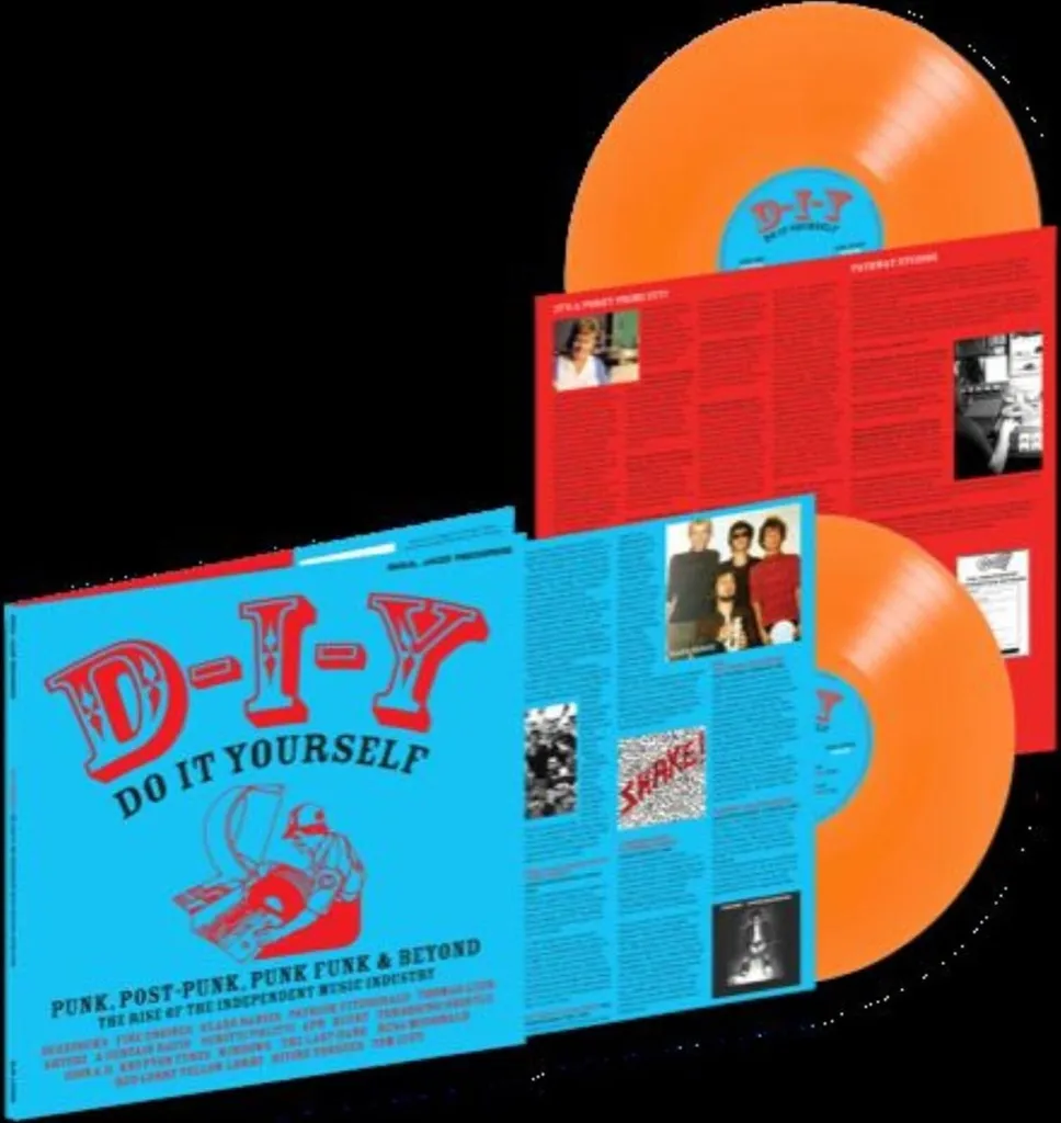 Disque Vinyle Orange Soul Jazz Records D-I-Y pour Collectionneur de LP