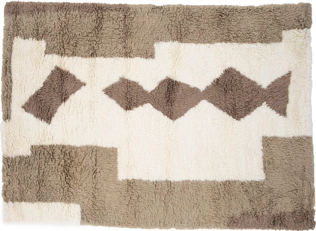 Tapis de Salon Blanc Nestor Venture Home pour une Décoration Scandinave Chic