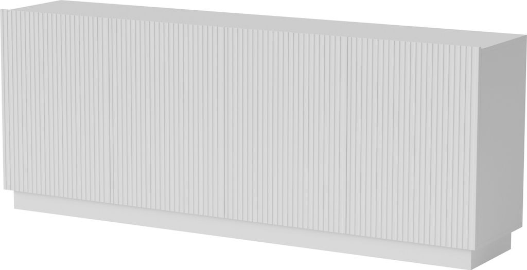Furniture24 Sideboard Liverti 200 - B Kommode 200 X 78 X 42 Cm Weiß Mdf Wohnzimmerschrank