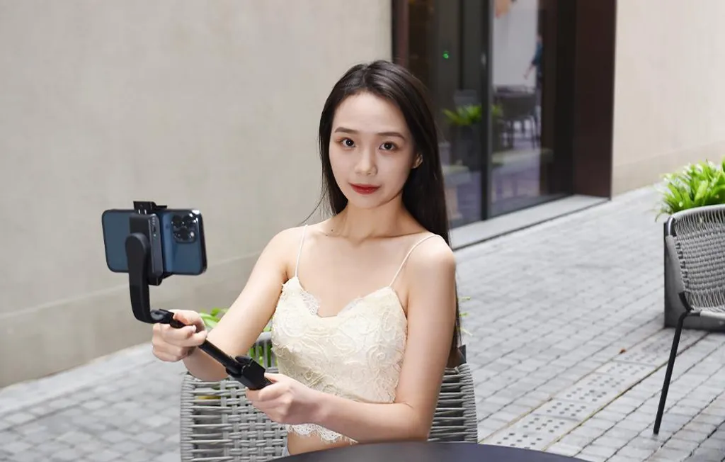 Hohem iSteady Q Nero: Stabilizzatore Smartphone 4-in-1 e Gimbal Desktop - 10