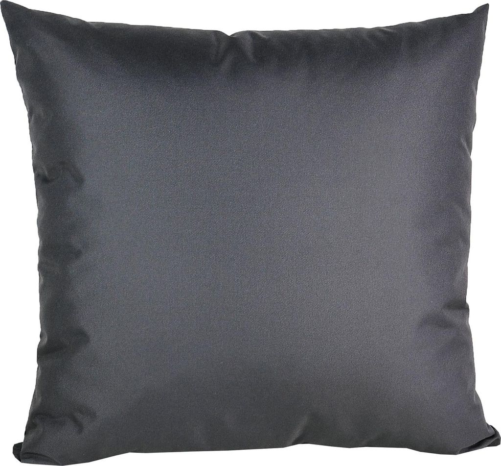 JACK 1x 40x40cm Outdoor Kissenhülle Bezug Lounge Garten Einfarbig, Farbe:Anthrazit