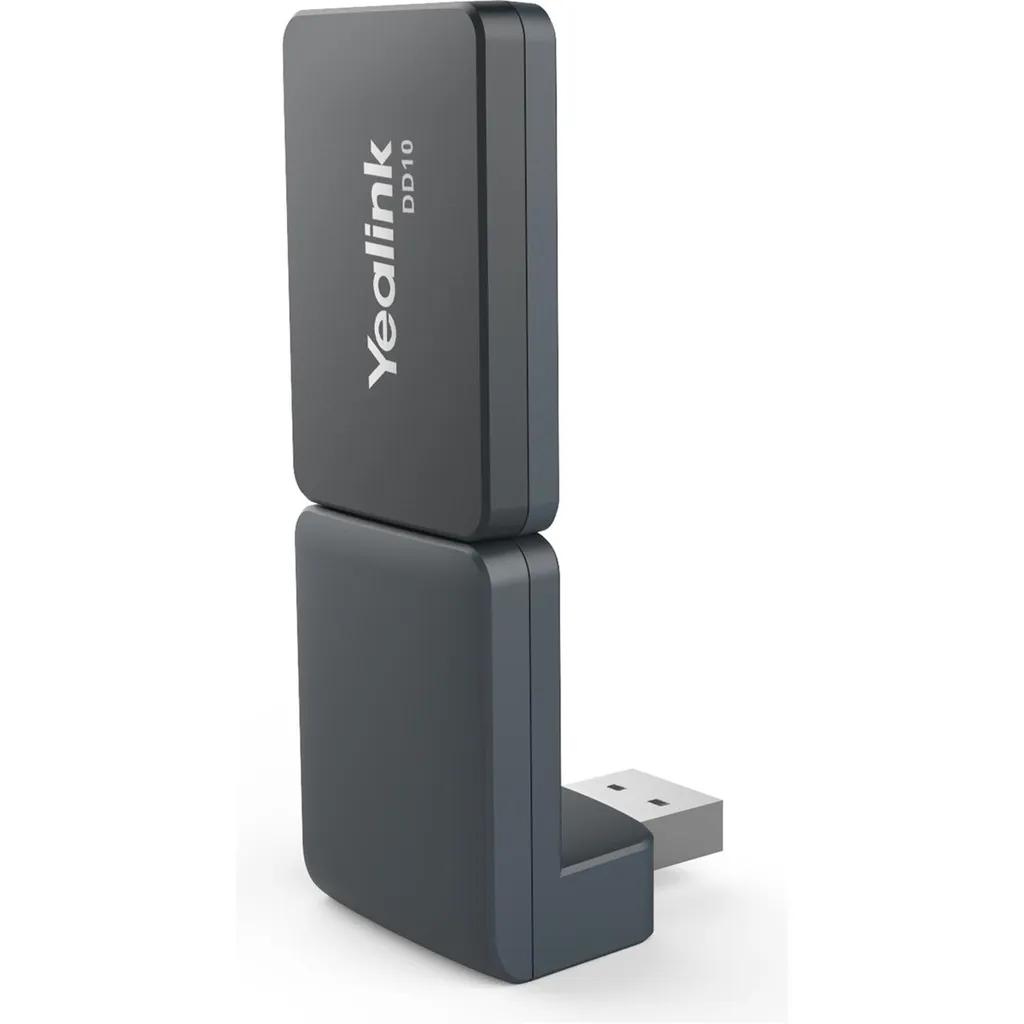 Clé USB DECT Yealink DD10K pour Mobilité au Bureau avec Casque et Combiné