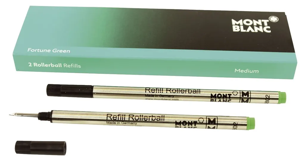 Stylo Roller Montblanc 128235 Vert Fortune Écriture sans Fatigue