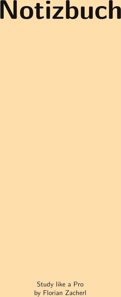 Pro-Notizbuch (beige), Deutsch, Taschenbuch, 156 Seiten