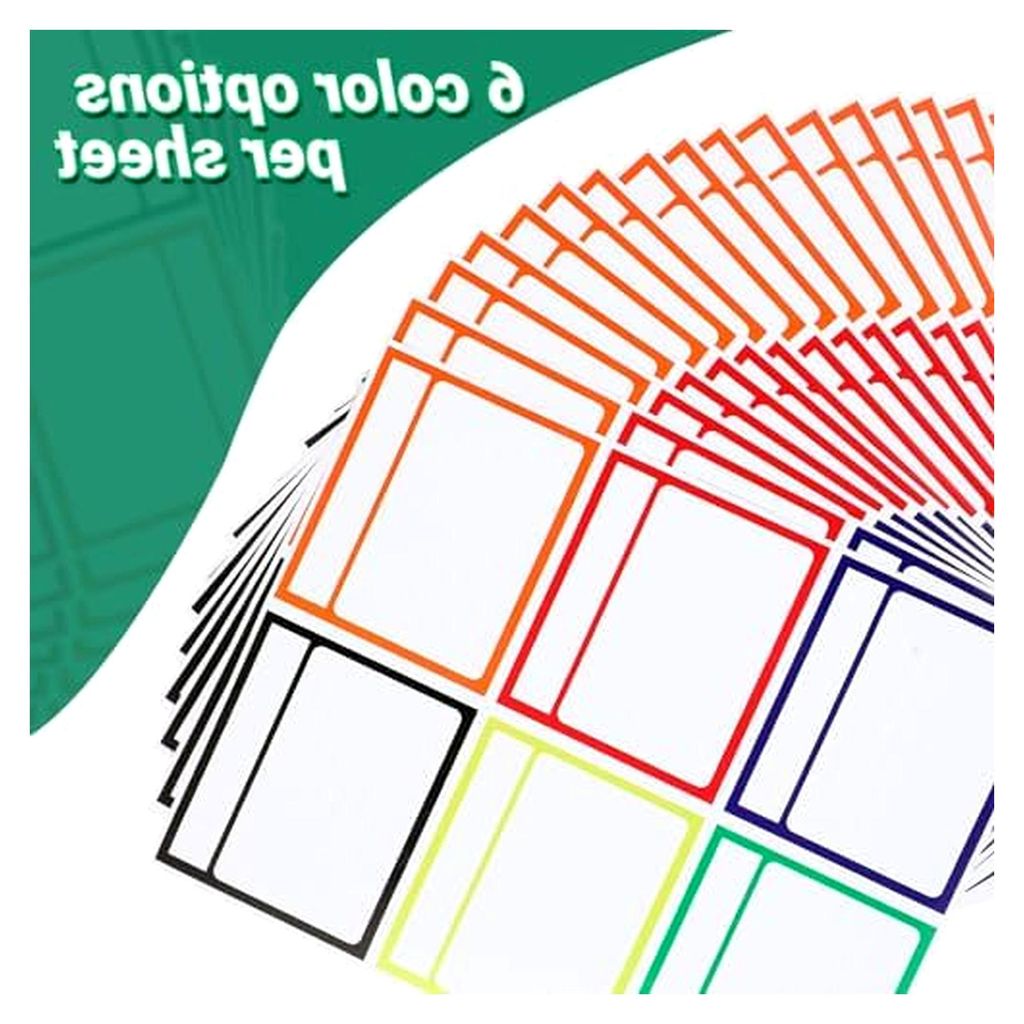 120 Stück selbstklebende Umzugsetiketten 9,5 x 10,5 cm - geeignet für Büro, Küche und Marmelade, zum Beschriften von Umzugskartons