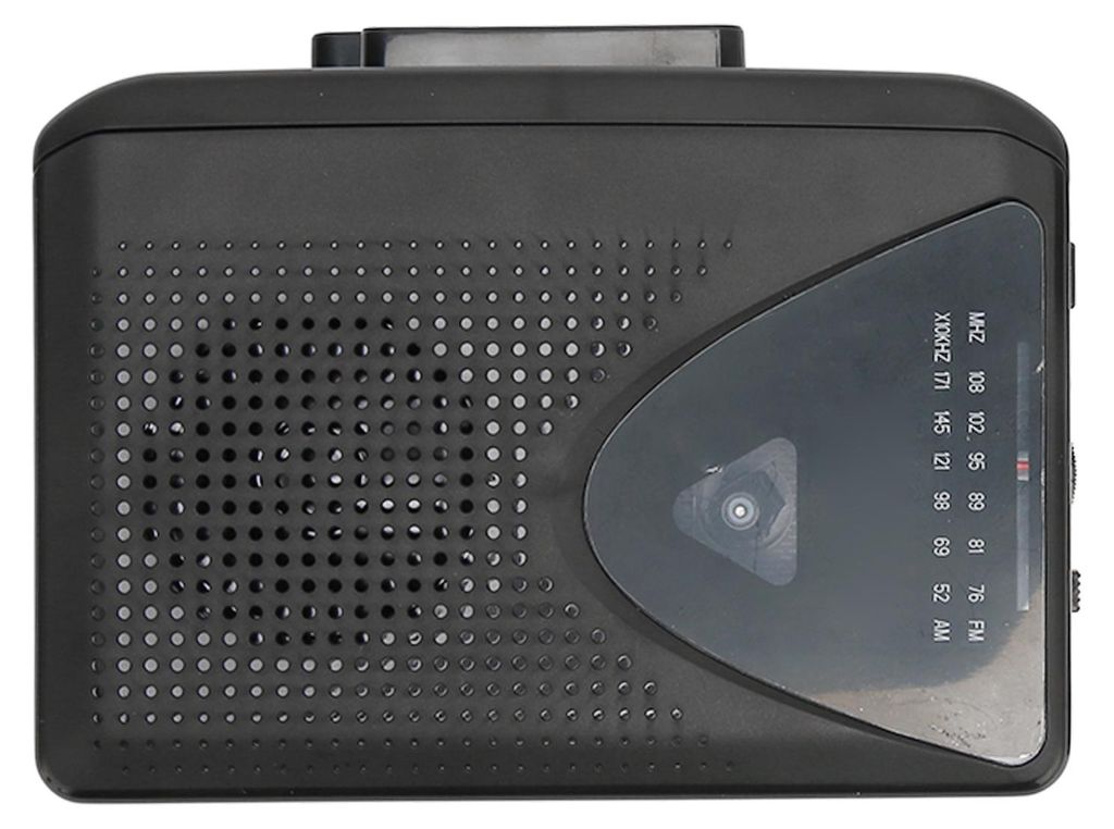 Lecteur cassette stéréo rétro, avec deux méthodes de Image du produit 