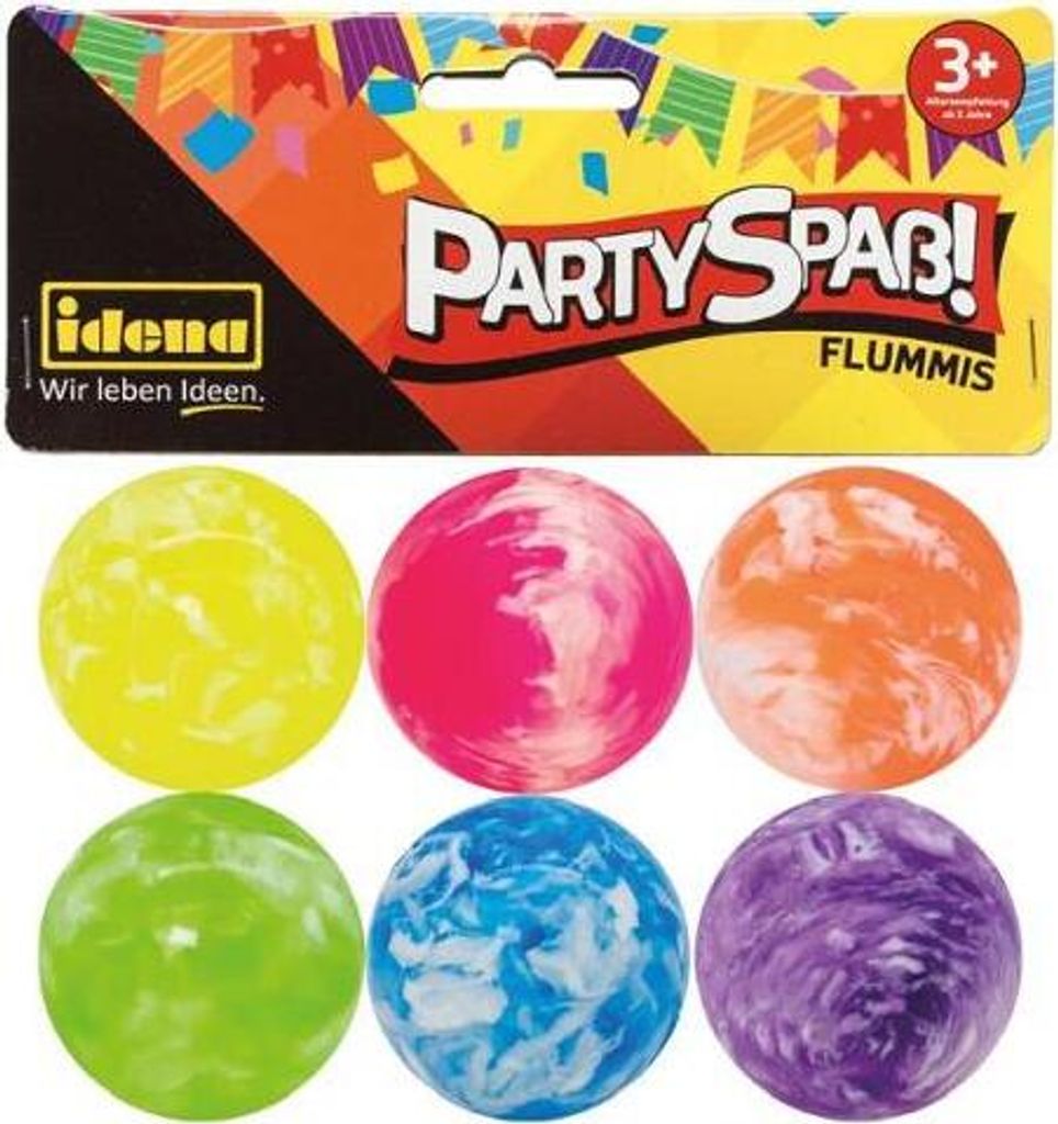 The Toy Company Flummi 10er Set - 25mm Springbälle Auf Blisterkarte