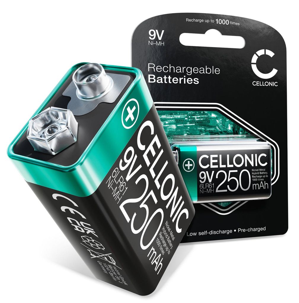 CELLONIC 9V / E Block NiMH Batterie für Fernbedienungen, Produktbild 