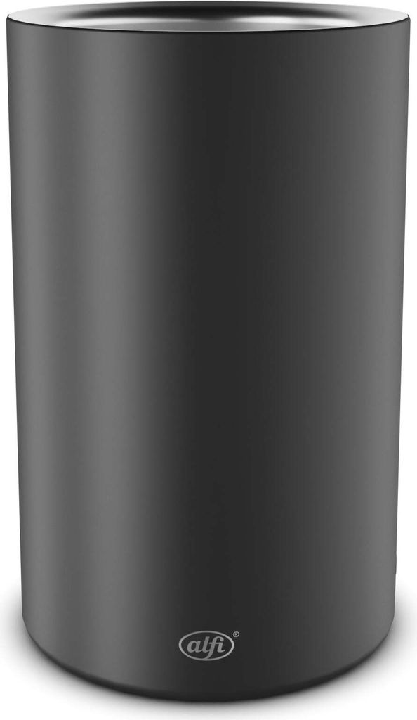 alfi Flaschenkühler VINO Edelstahl schwarz matt Produktbild 