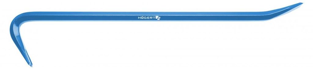 HÖGERT TECHNIK - Brecheisen, Brechstange sechskant aus Kohlenstoffstahl, Optimale Hebelwirkung und Biegefestigkeit, 600x18 mm, Härte HRC 42-48