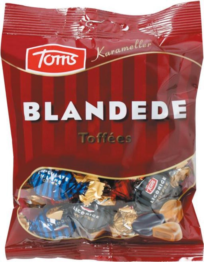 Toms Blandede Toffées 160g