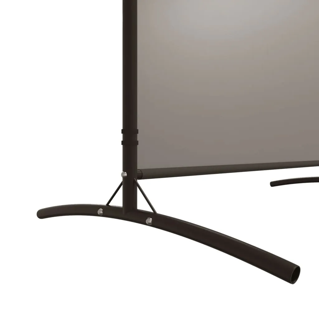Paravent pliable 5 volets vidaXL 433 cm de large Anthracite et Acier Noir - 8