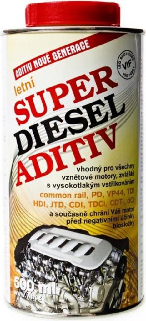 Aditívum VIF Super Diesel (letné, 500 ml) Obrázok produktu 