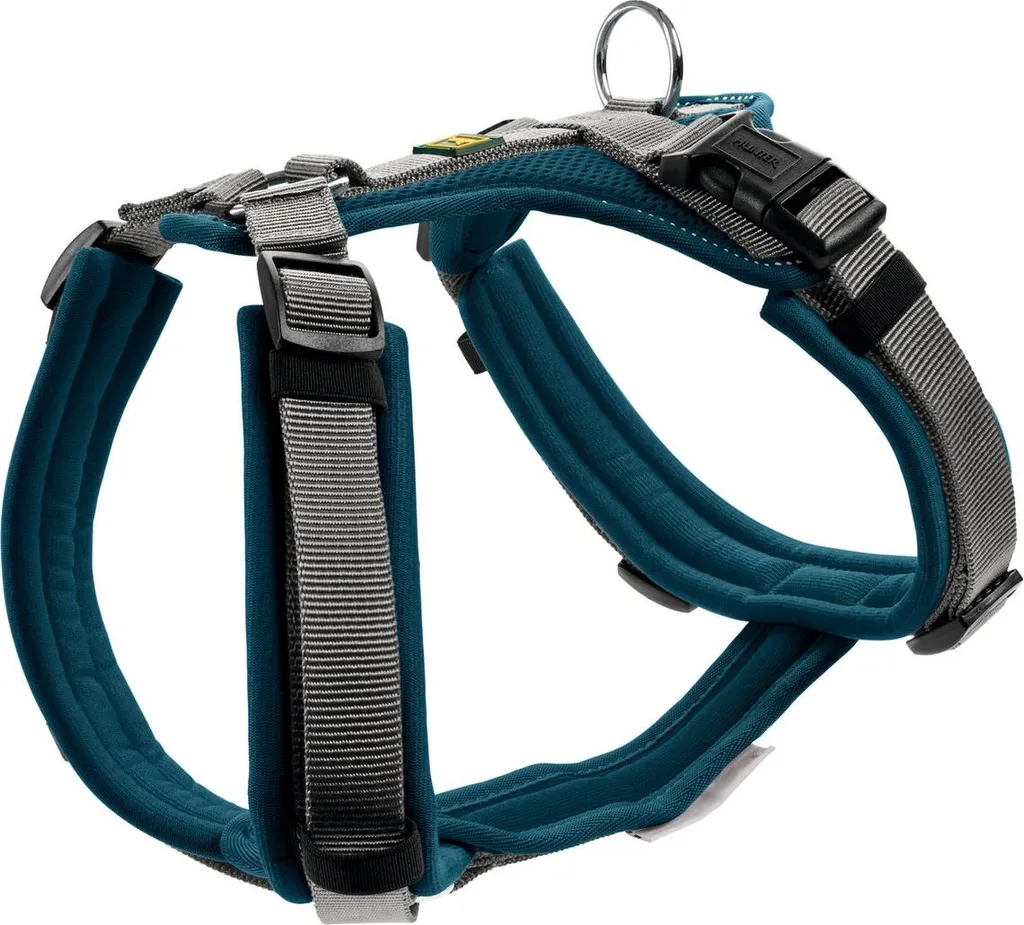 HUNTER Maldon Up XS-S Petrolio/Grigio: L'Eccellenza della Pettorina a Y