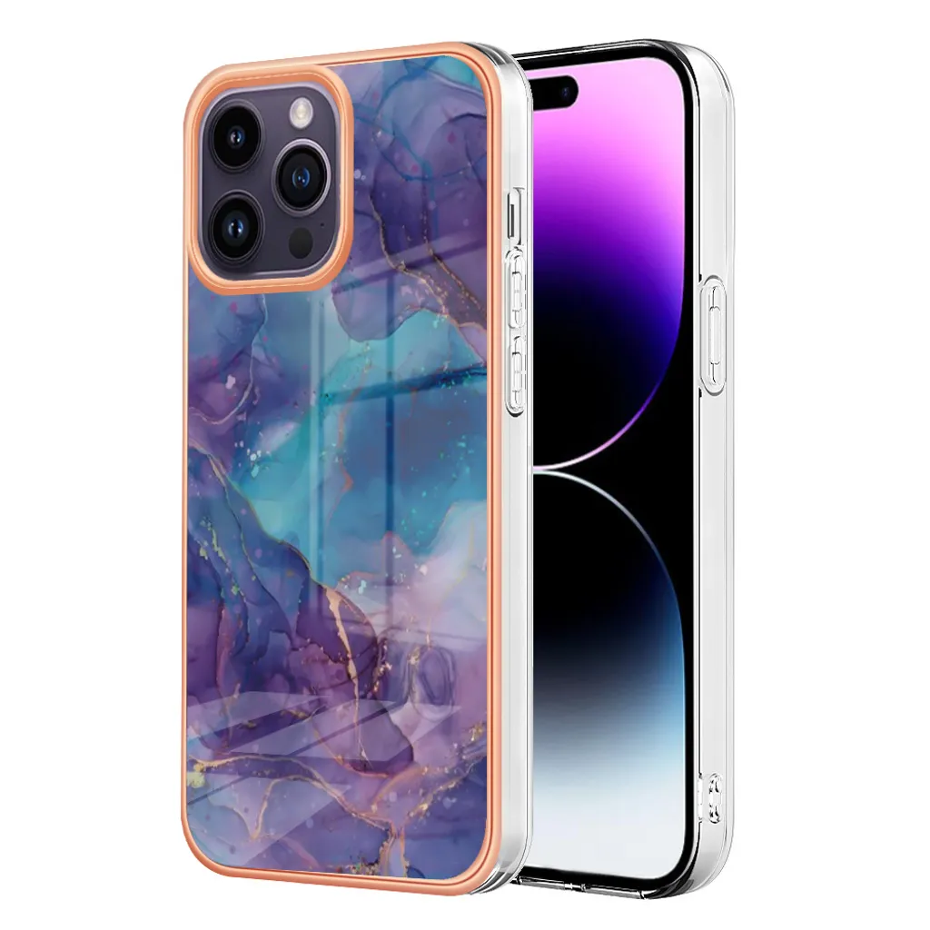 Cover iPhone 14 Pro Viola per Famiglie | Custodia Robusta Antiurto