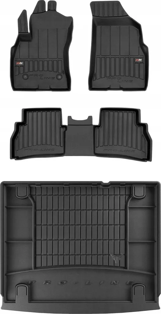 Tappetini 3D Fiat Doblo 2 Station Wagon 2010-2020 Gomma Su Misura