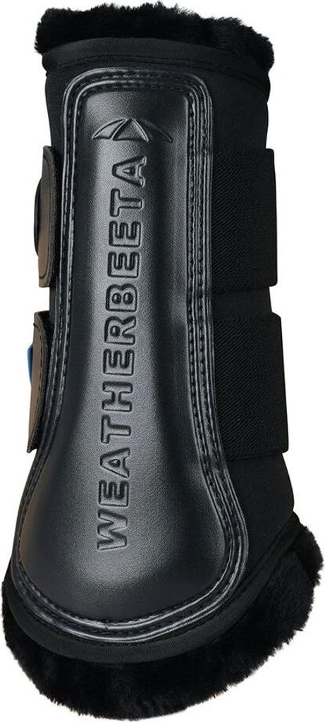 Weatherbeeta - Pferde-Gamaschen "Tough Tec", Fleece WB2270 (23 cm x 26 cm) (Schwarz)