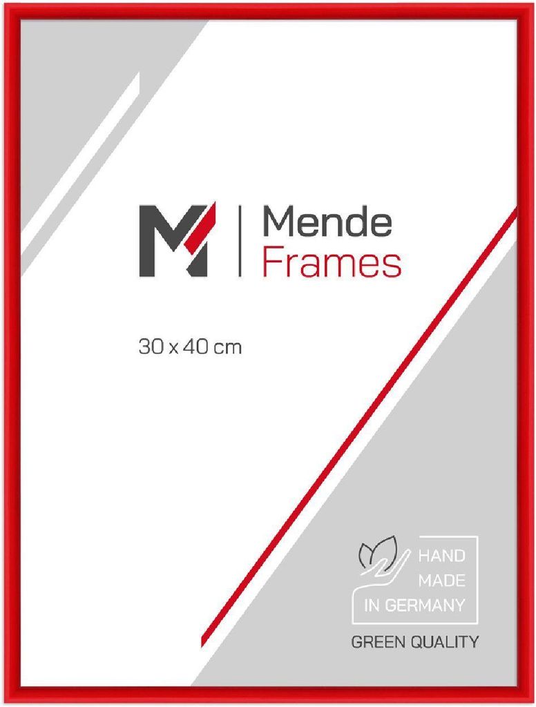 MendeFrames H245-002-020-028K-00 Kunststoffrahmen Klassisch rot 20x28 cm
