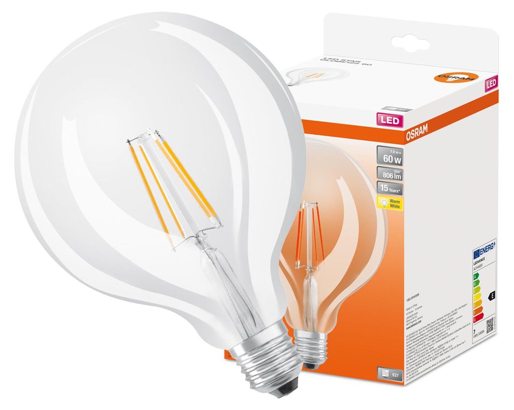 Lampadina LED Osram A60 4W E27, a forma di lampadina, Immagine del prodotto 