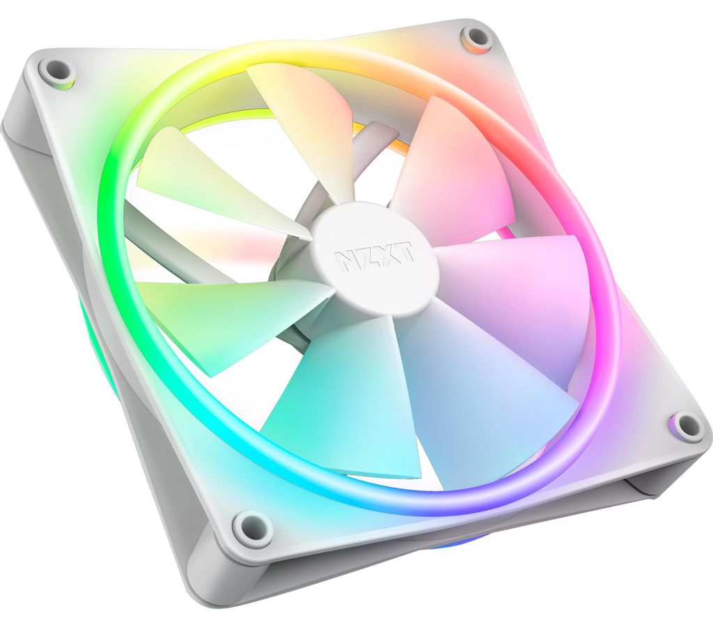 NZXT RF-D14SF-W1 F Series F140 RGB DUO Matte White 140mm bl Obrázek produktu 