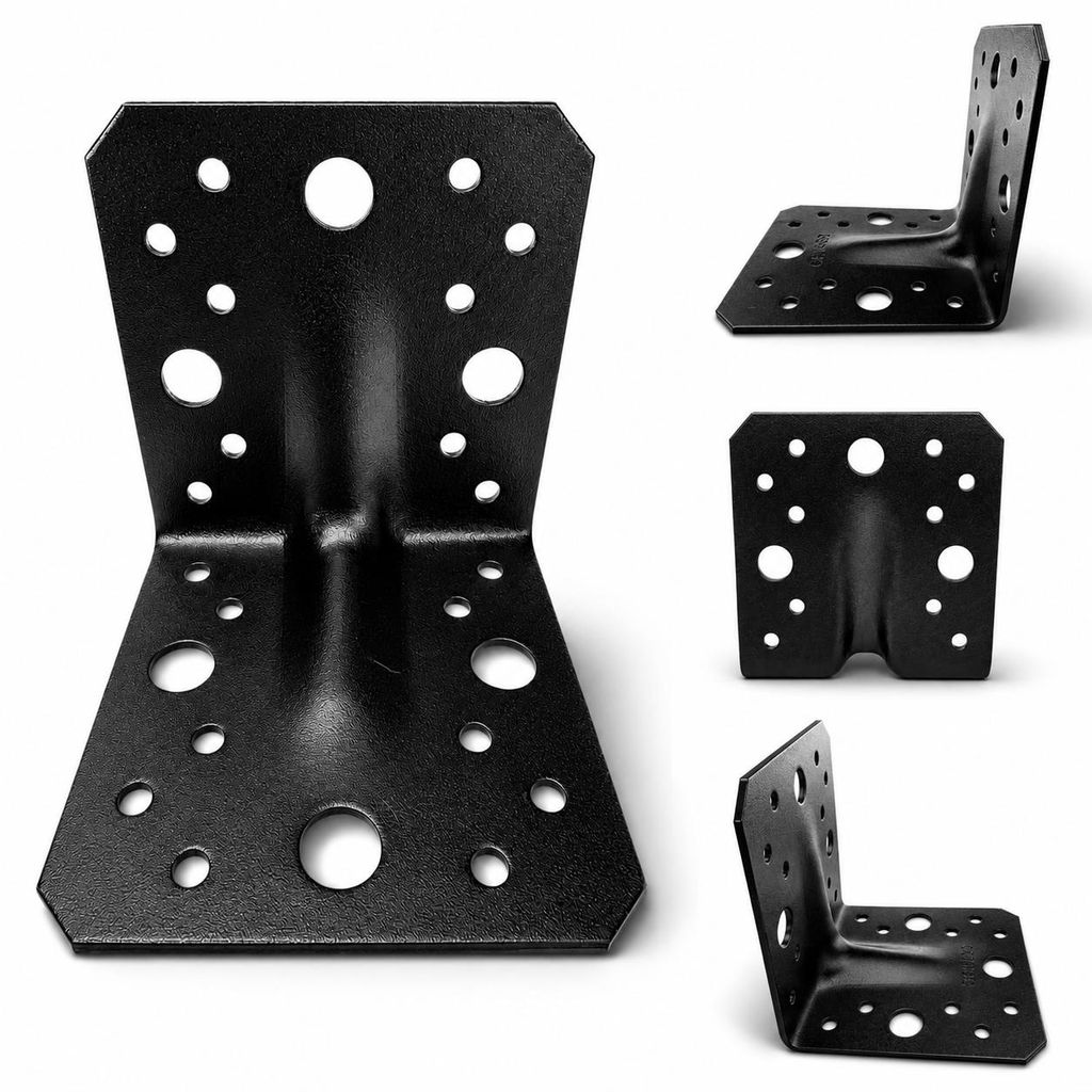 TORVON KPL6 - Angolo di collegamento, rivestito in nero, 80 Immagine del prodotto  Immagine generata dall'IA