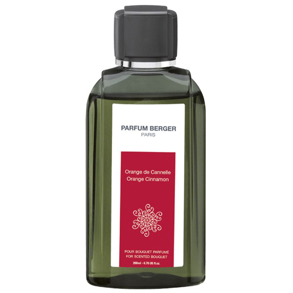 Maison Berger Paris Orange-Zimt Refill für Raumduft Diffuser, Flasche, Flüssigkeit, Zimt, Orange, Transparent, 200 ml, Kunststoff