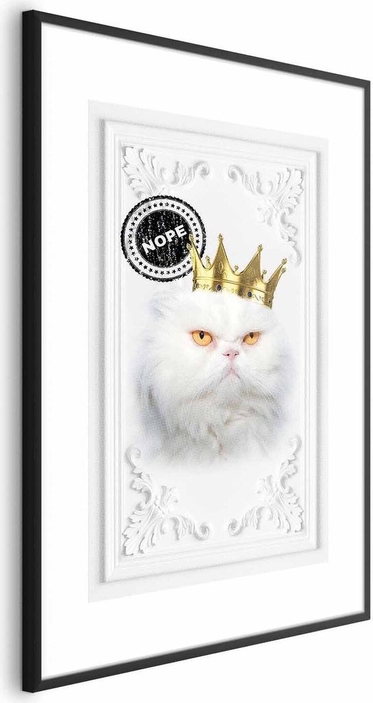 Posterpapier Poster - Cat King 21x30 cm Tiere g-C-0107-ao-a