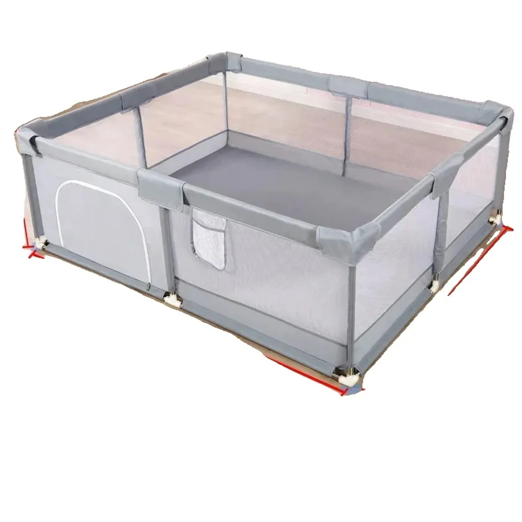 Barrière de jeux enfant avec protection de lit haute 180cm modulable