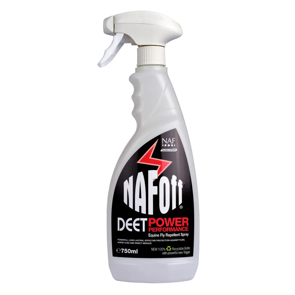 Anti-mouches cheval NAF off DEET Power : stop aux piqûres de taons 750ml