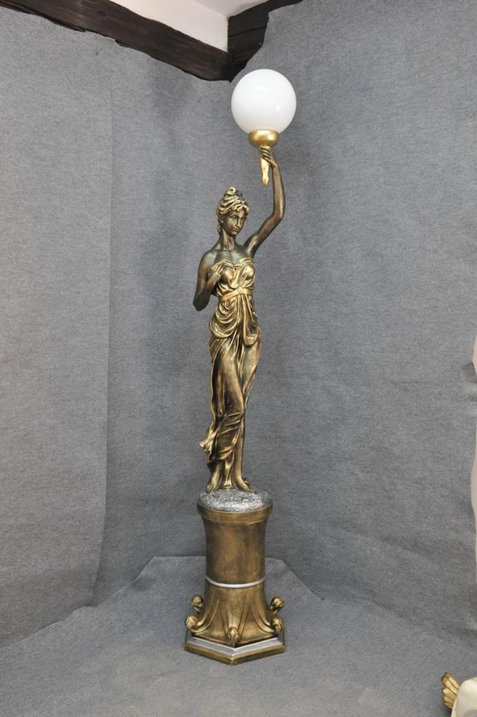 XXL Design Steh Leuchte Stand Leuchten Lampe Skulptur Figur Figuren Statue 227cm