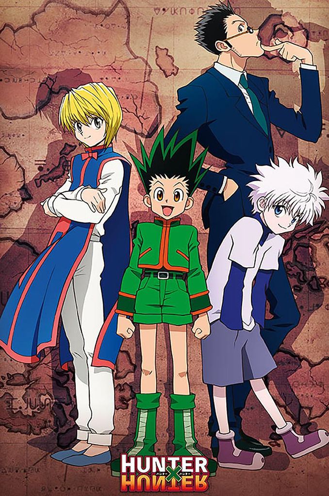 HUNTER X HUNTER - Poster Maxi 91cmx51cm - Heroes