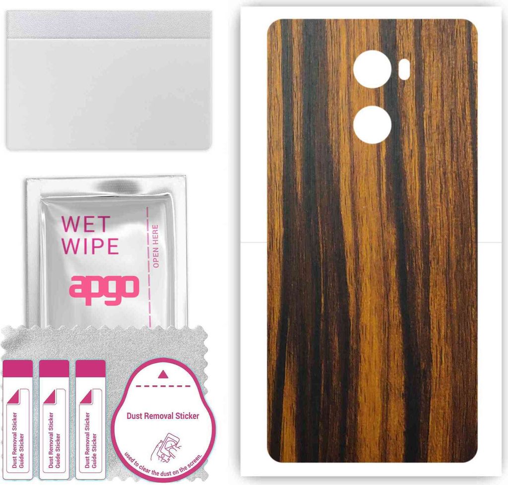 apgo Rückseite Schutzfolie, Skin, kompatibel mit Xiaomi Redmi 4 (China), Hinten Displayschutzfolie aus Vinylfolie, kratzfest, einfache Montage - T...