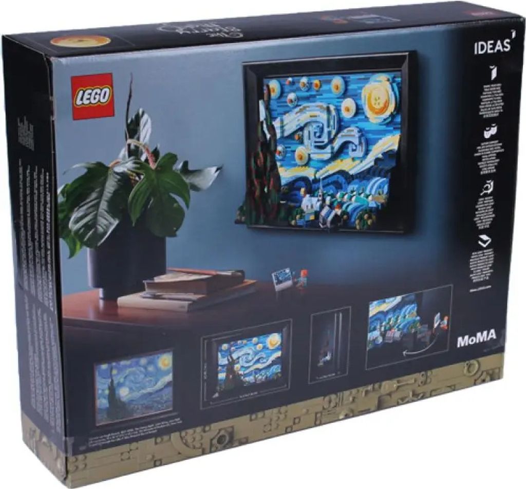 LEGO® Ideas 21333 Vincent van Gogh - Gwiaździsta noc Zdjęcie produktu 27