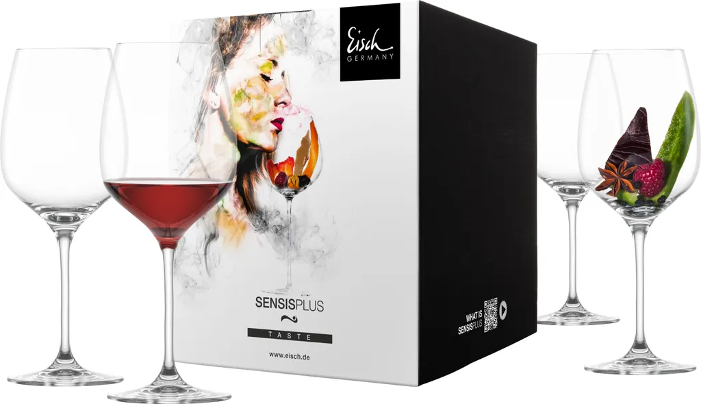 Set Regalo 4 Calici Eisch SensisPlus Superior - Calici Vino Rosso