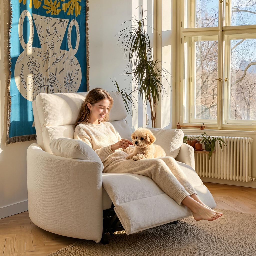 FLEXISPOT Mochi Pro Zero-Wall XXL Elektrischer Relaxsessel, Produktbild 