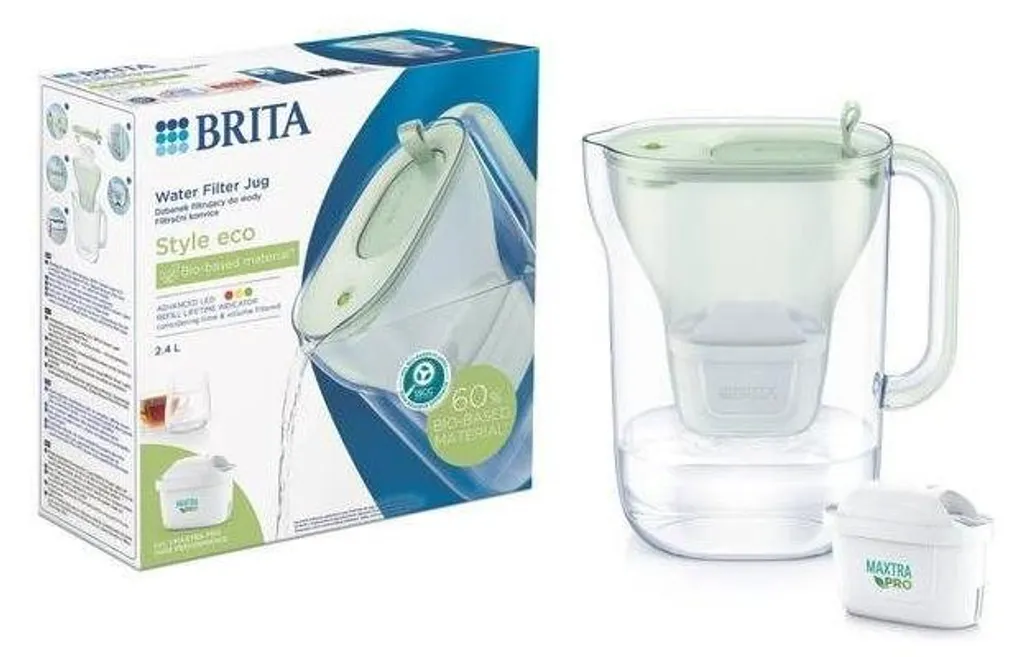 Caraffa Brita 1052809 Verde 2.4L - La Scelta Eco-Friendly per Te - 3