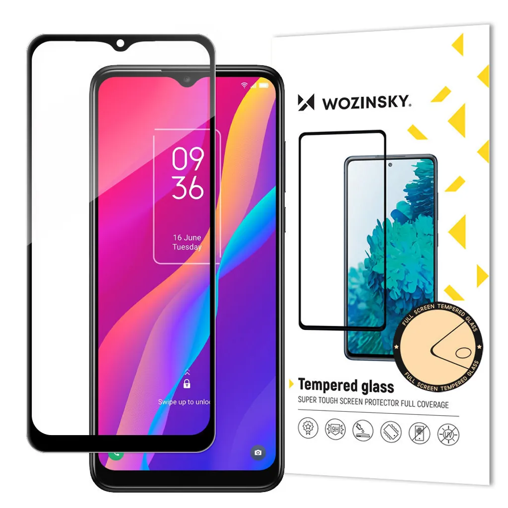 Pellicola Protettiva in Vetro Temperato per TCL 10L [2 Pezzi], Durezza 9H, 2.5D Alta Definizione, Senza Bolle, Anti Graffio Screen Protector per TCL 10L