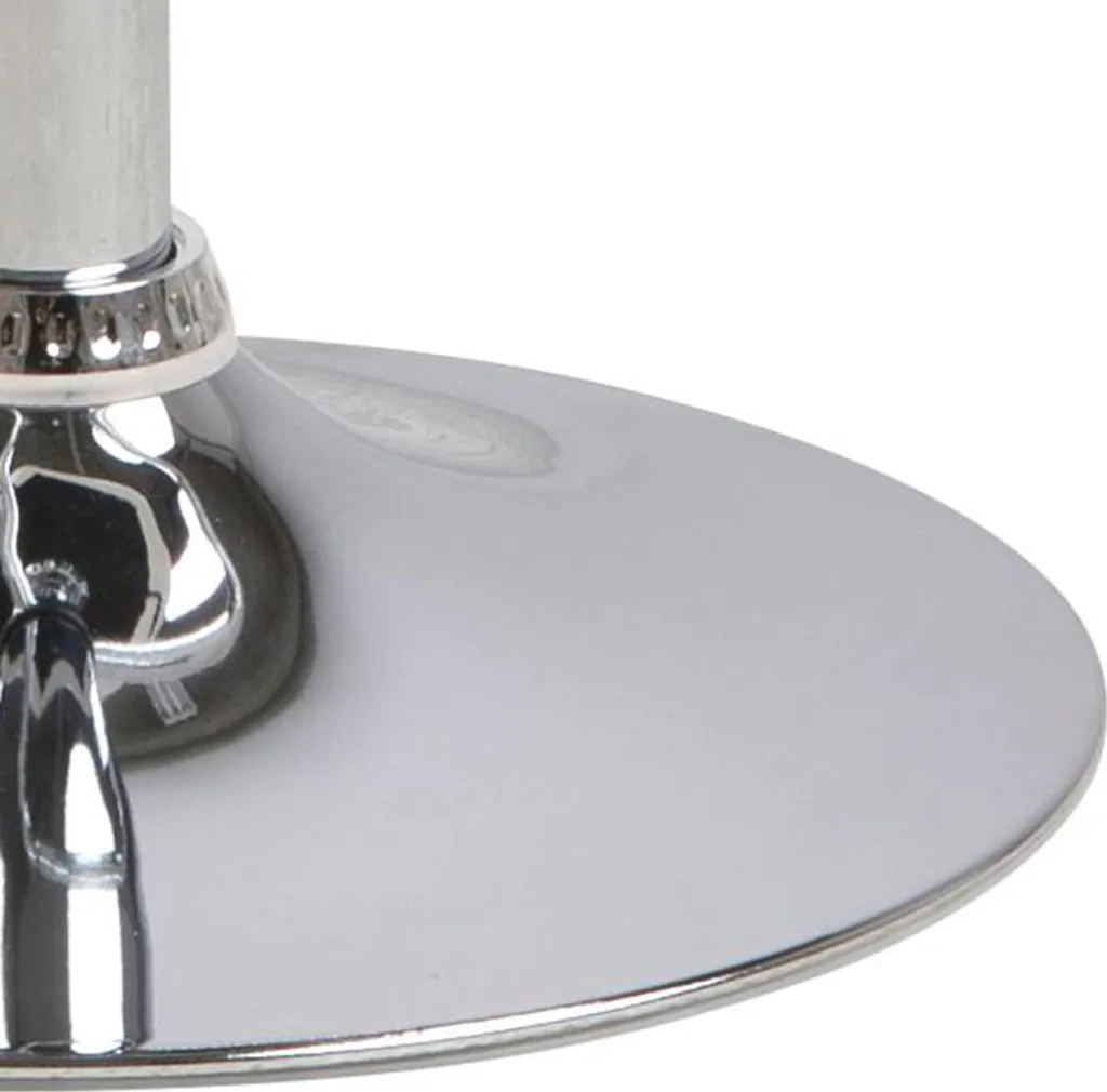 Tabouret de Bar Design Smuk Gale Noir et Blanc pour Cuisine - 2 Pièces