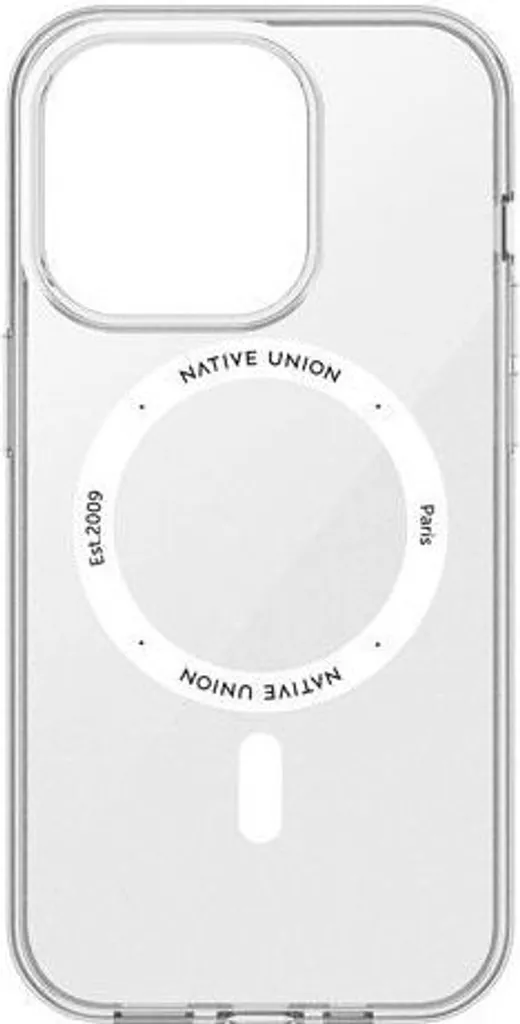 Custodia iPhone 15 Pro Native Union (RE)CLEAR: Eco-Design e MagSafe