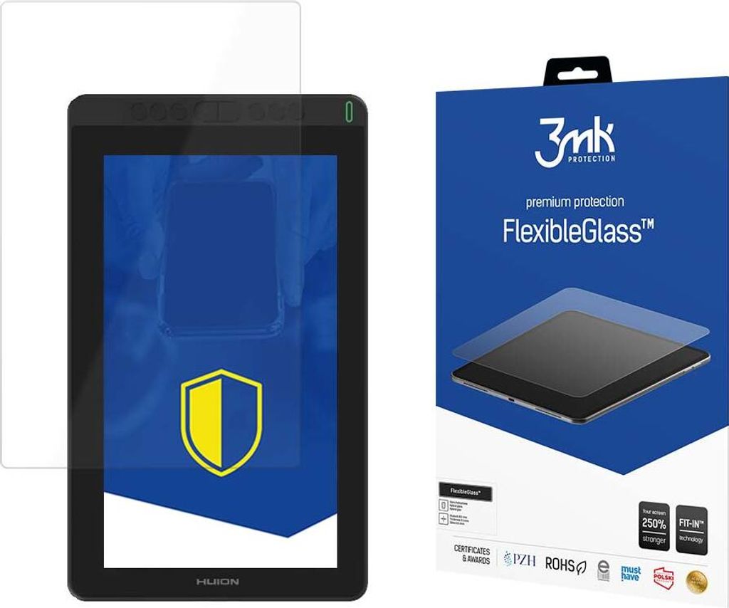 3mk Display Hybridglas FlexibleGlass für HUION Kamvas 13 0,3mm 7H
