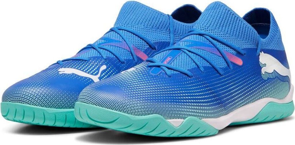 PUMA Future 7 Match IT buty piłkarskie męskie niebieski Zdjęcie produktu 5