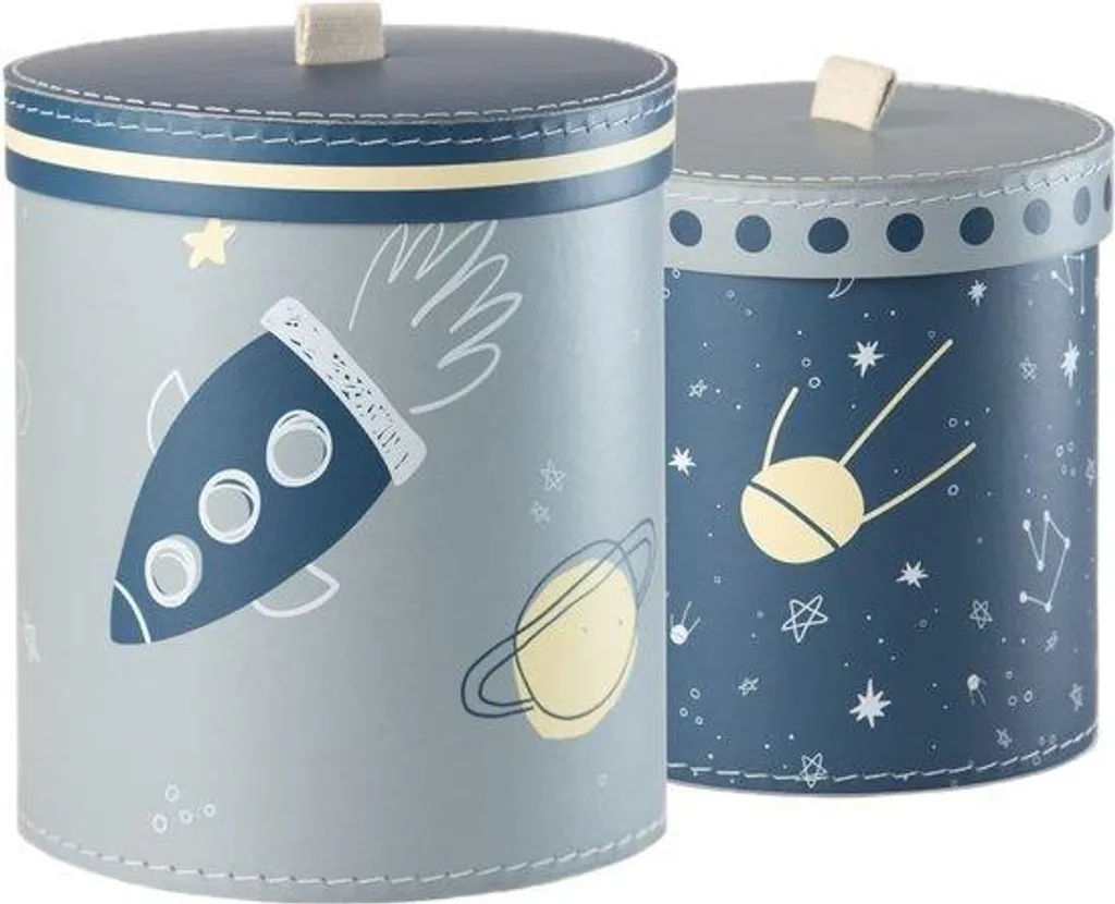 Boîtes de rangement en plastique transparent Univers pour placard et garage