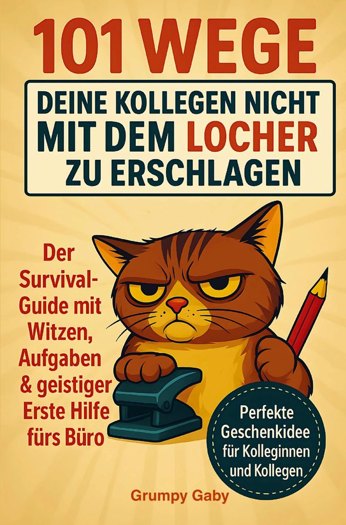 101 Wege, deine Kollegen nicht mit dem Locher zu erschlagen. Der Survival-Guide mit Witzen, Aufgaben & geistiger Erste Hilfe fürs Büro!