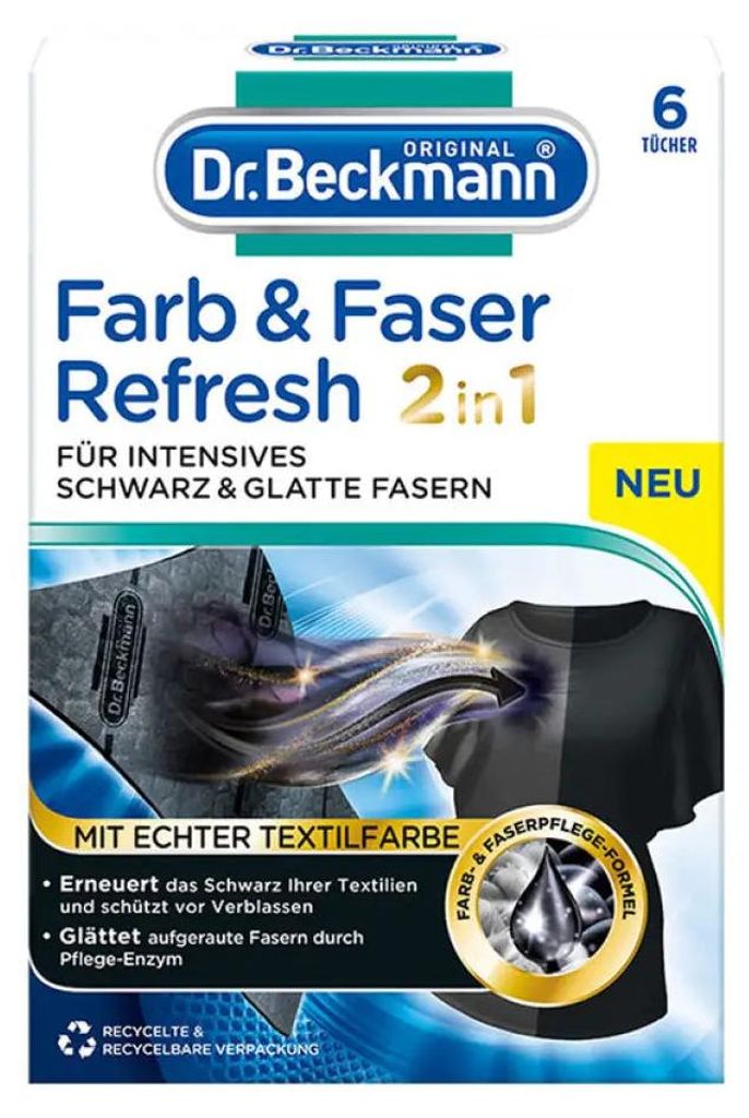 DR. BECKMANN Intensive Black Wipes 3w1 Zdjęcie produktu 