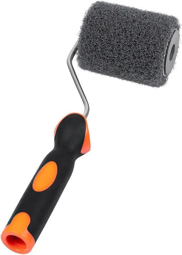 MOTIVE Profi Spachtelwalze 10 cm, komplett mit 2K-Griff | Spachtelroller zum schnellen Auftragen von Gips & Spachtelmasse